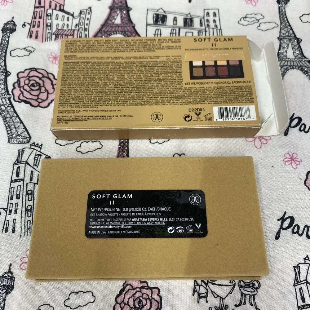 Anastasia Beverly Hills soft glam ii Eyeshadow Palette Read Description